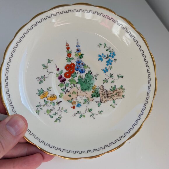 Two Art Deco Cups And Saucers, Tuscan China - Picture 8 of 9